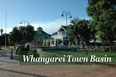 A v;iew of the Whangarei Town Basin